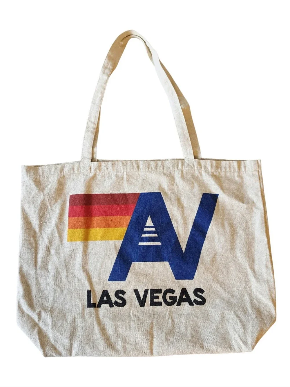 Aviator Nation Las Vegas Canvas Logo Tote Bag